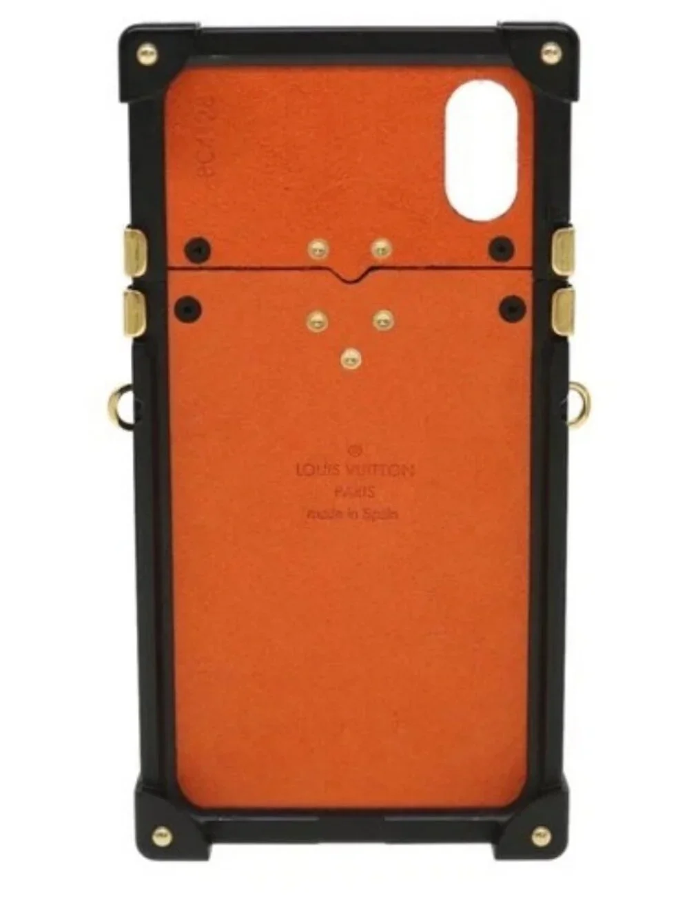LOUIS VUITTON Transformed Monogram Cat Eye Trunk iPhone Case M63891 Auth 39162